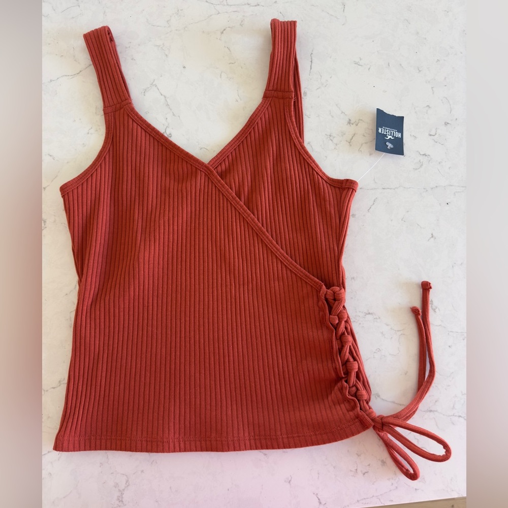 Hollister Tank Blouse with Lacy up Side